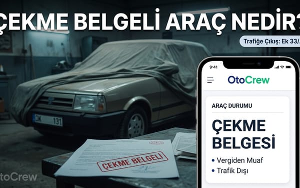 Çekme belgesi ve araç ruhsatı
