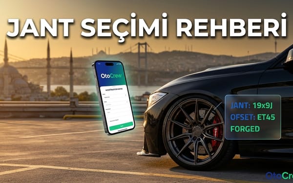 Modifiye araç forged jant ve OtoCrew modifikasyon kaydı