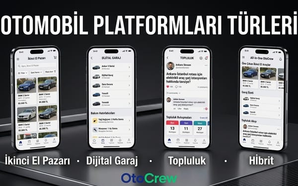 Farklı otomobil platformları kullanıcı arayüz karşılaştırması