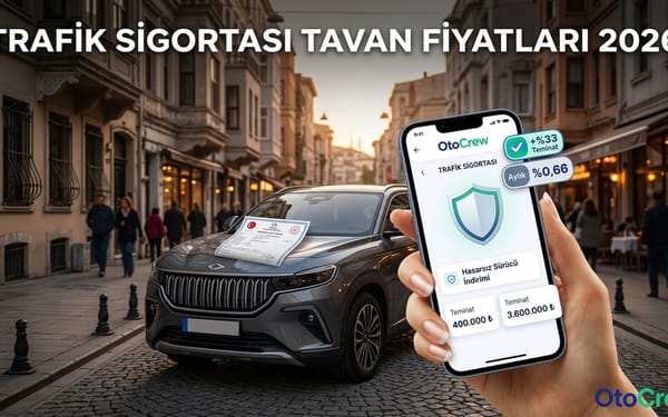 Zorunlu trafik sigortası poliçesi ve araç anahtarı