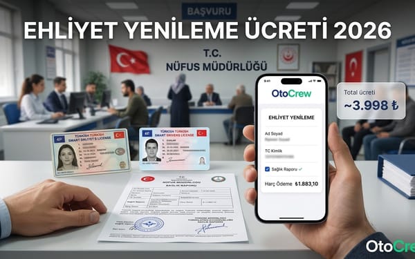Ehliyet kartı ve başvuru belgesi