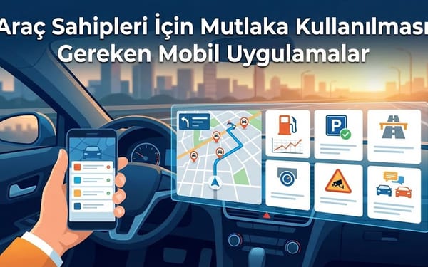 Araç Sahiplerinin Mutlaka Kullanması Gereken Mobil Uygulamalar