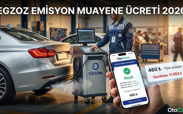 Egzoz emisyon ölçüm cihazı ve araç eksoz borusu