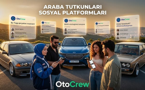 Araba tutkunları sosyal platformda etkileşim