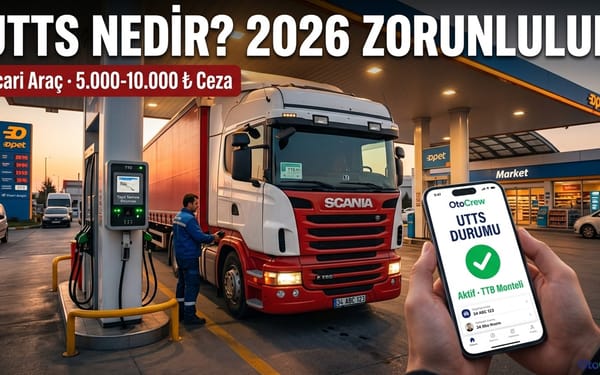 UTTS taşıt tanıma cihazı ve akaryakıt istasyonu