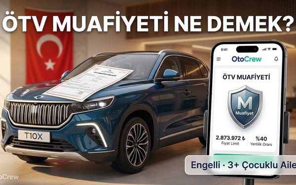 Engelli sürücü için ÖTV muafiyetli araç